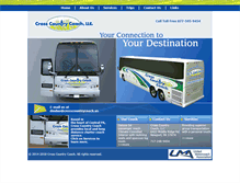 Tablet Screenshot of crosscountrycoach.us